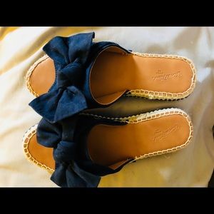 Shoes - Bow Sandal espadrilles Shoes - Bow Sandal espadrilles